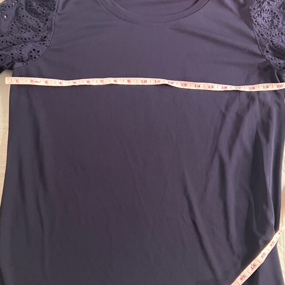Karl Lagerfeld Navy top XL - Picture 5 of 5